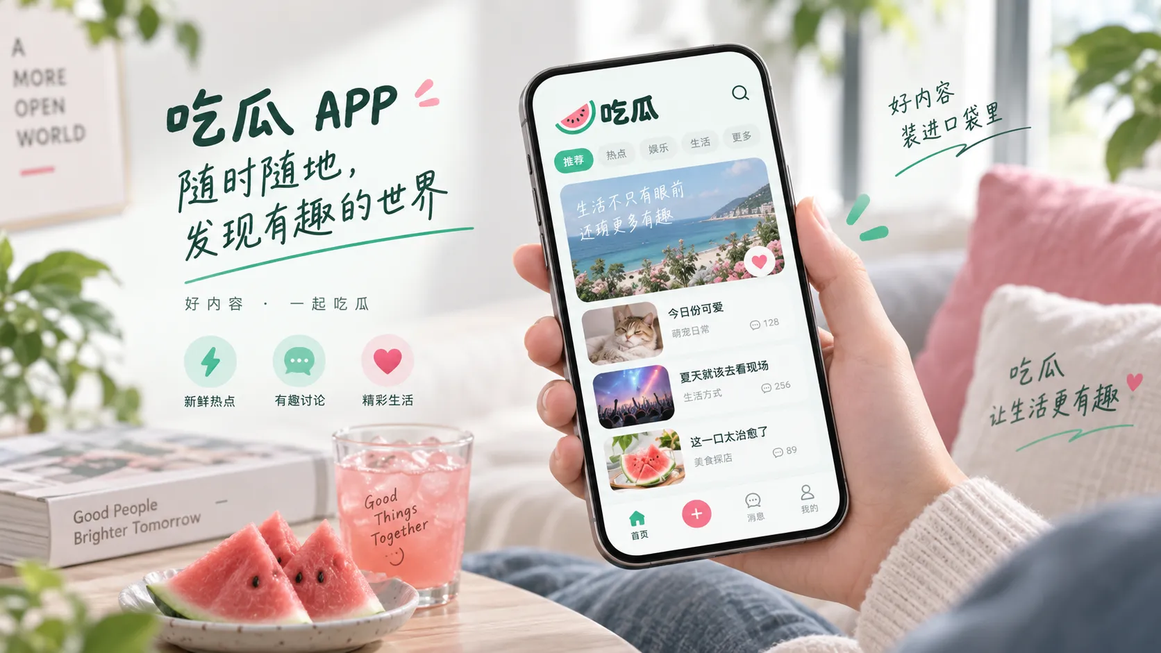 争议话题与事实核对的抽象视觉